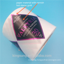 Paper, Fabric, Vinly Material Color Printed Label Sticker With Lamination